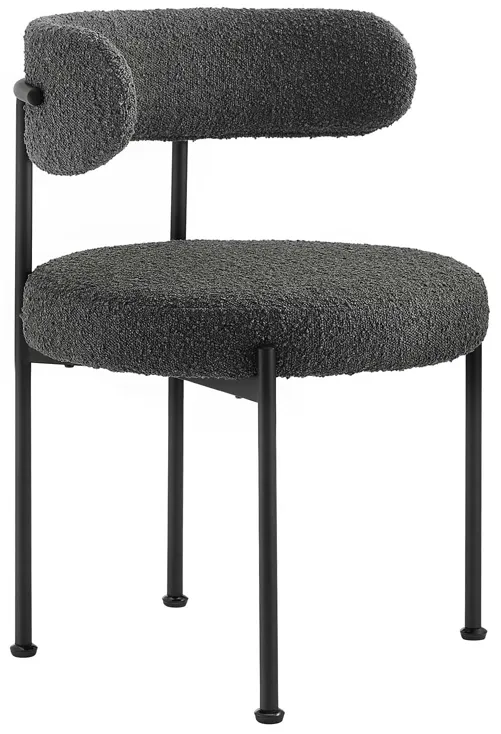 Albie Boucle Fabric Dining Chairs - Set of 2