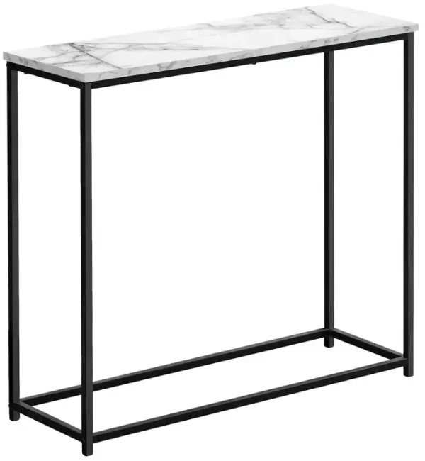 Accent Table, Console, Entryway, Narrow, Sofa, Living Room, Bedroom, White