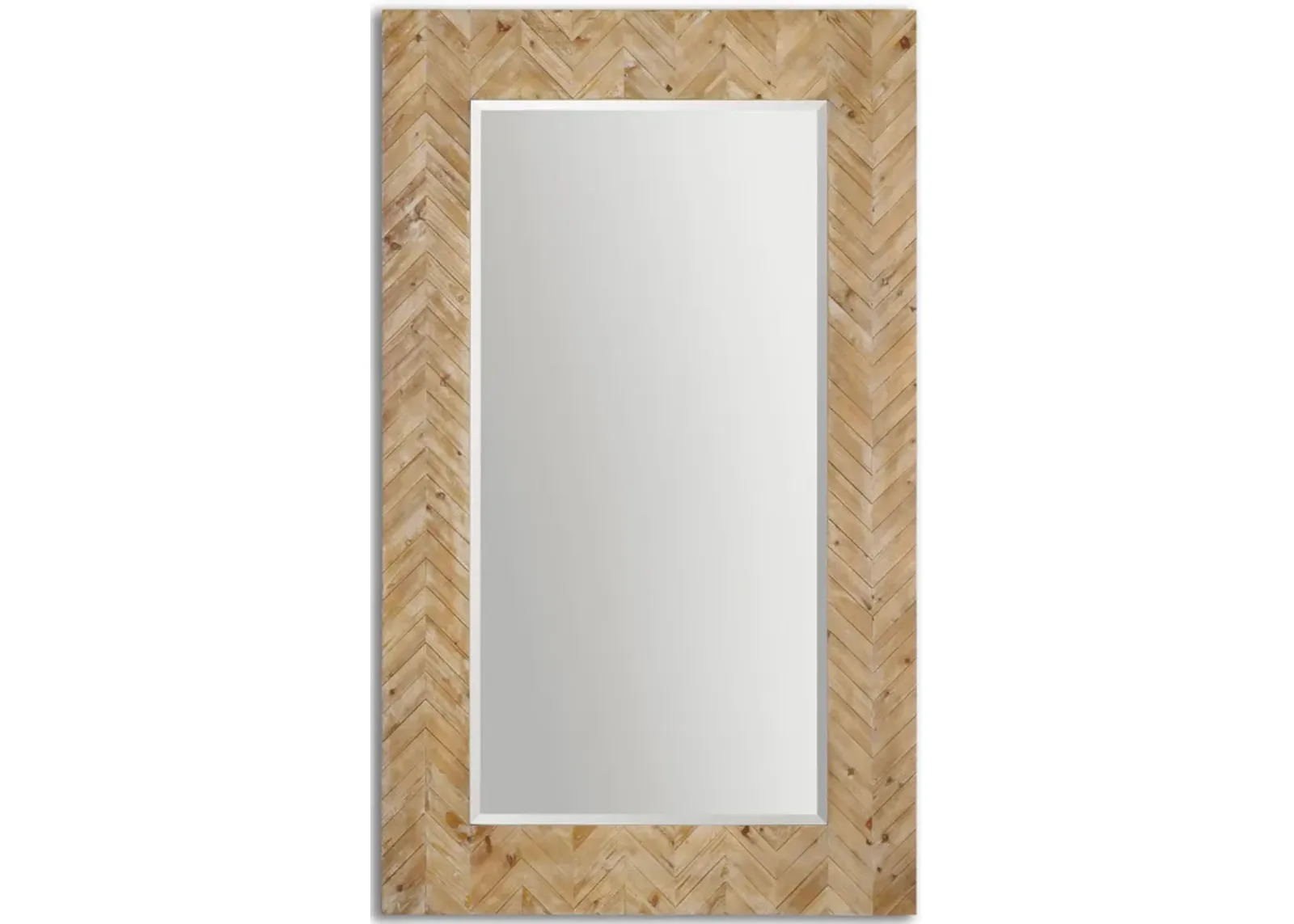 Demetria Oversized Wooden Mirror