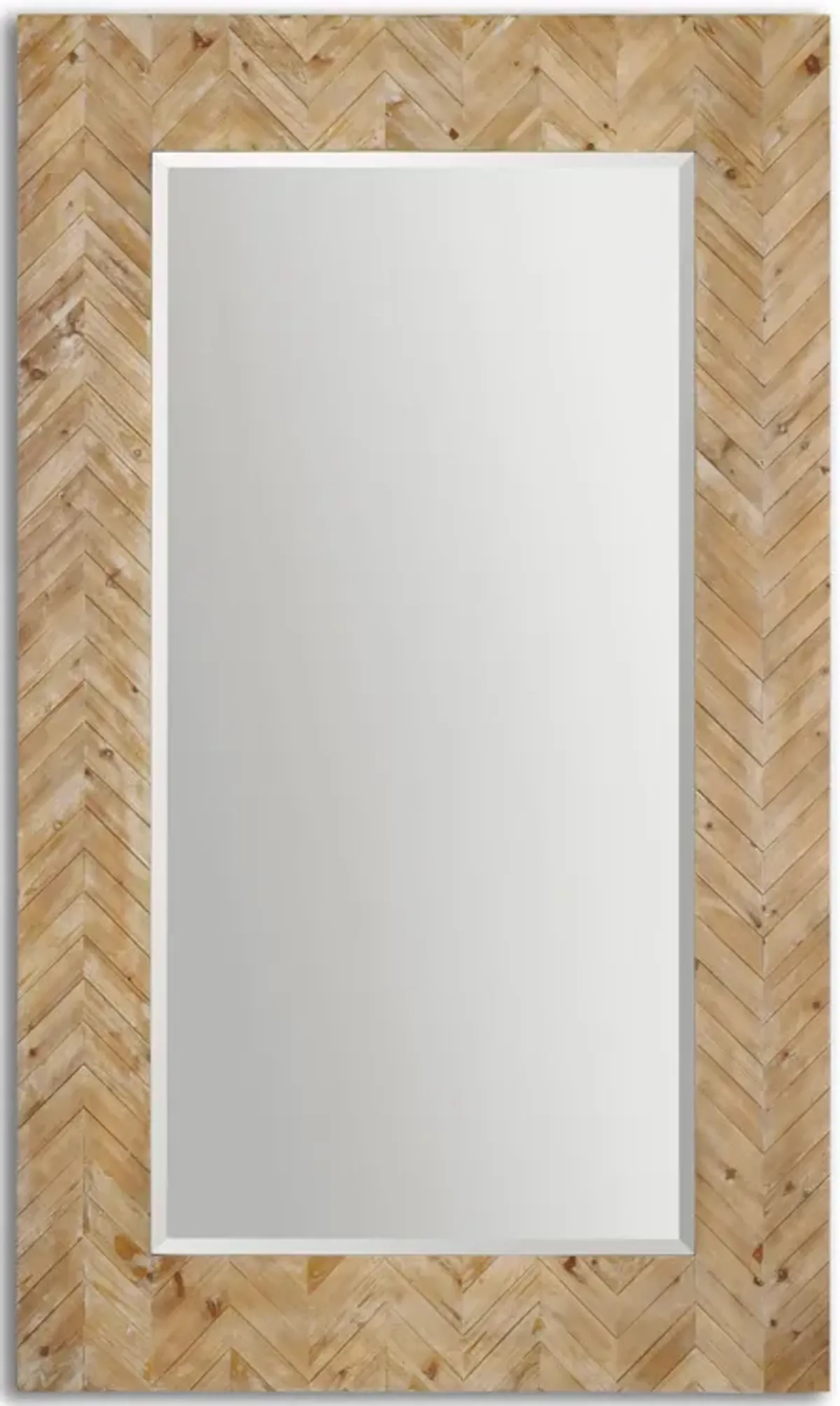 Demetria Oversized Wooden Mirror