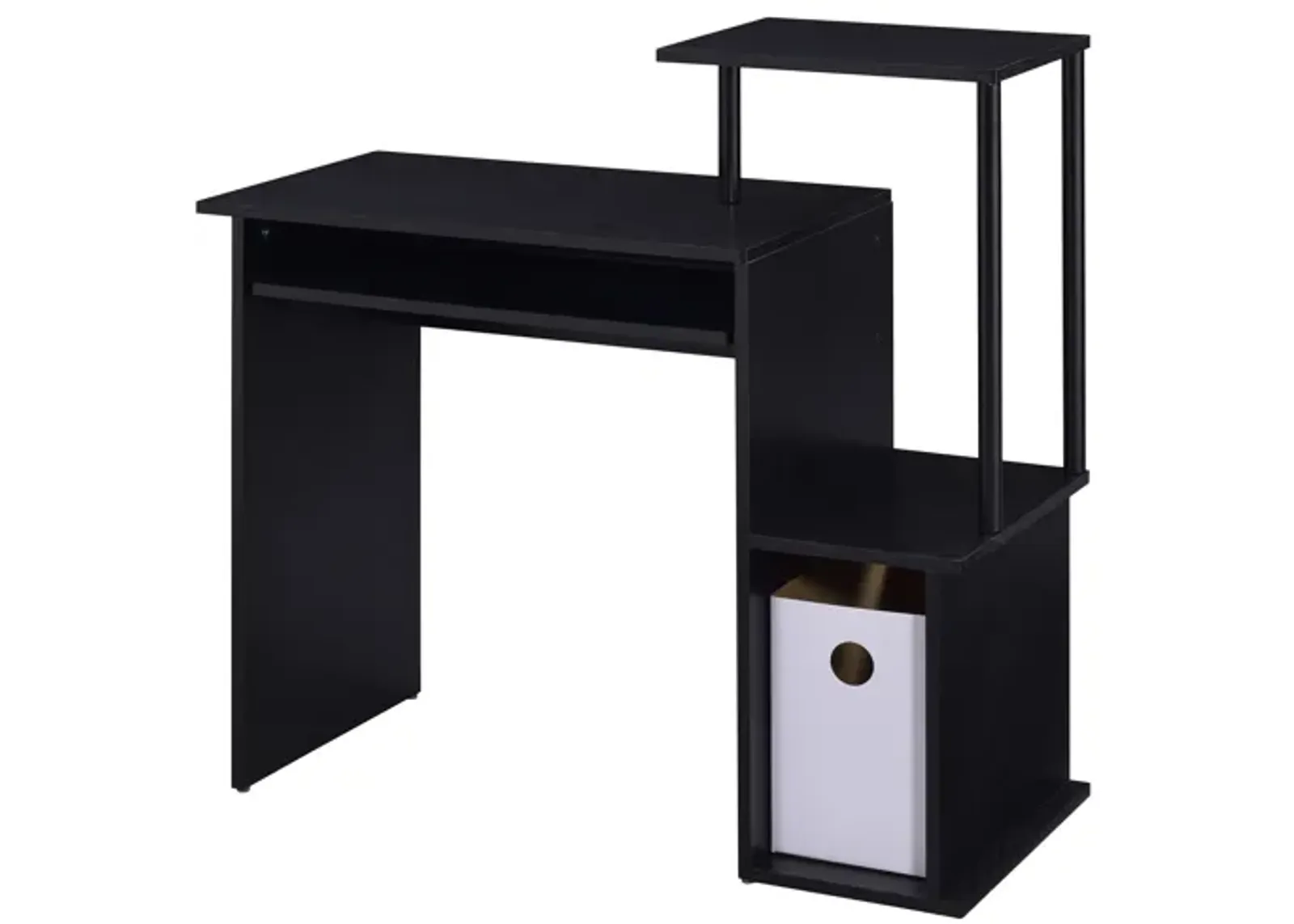 ACME Lyphre Computer Desk, Black Finish