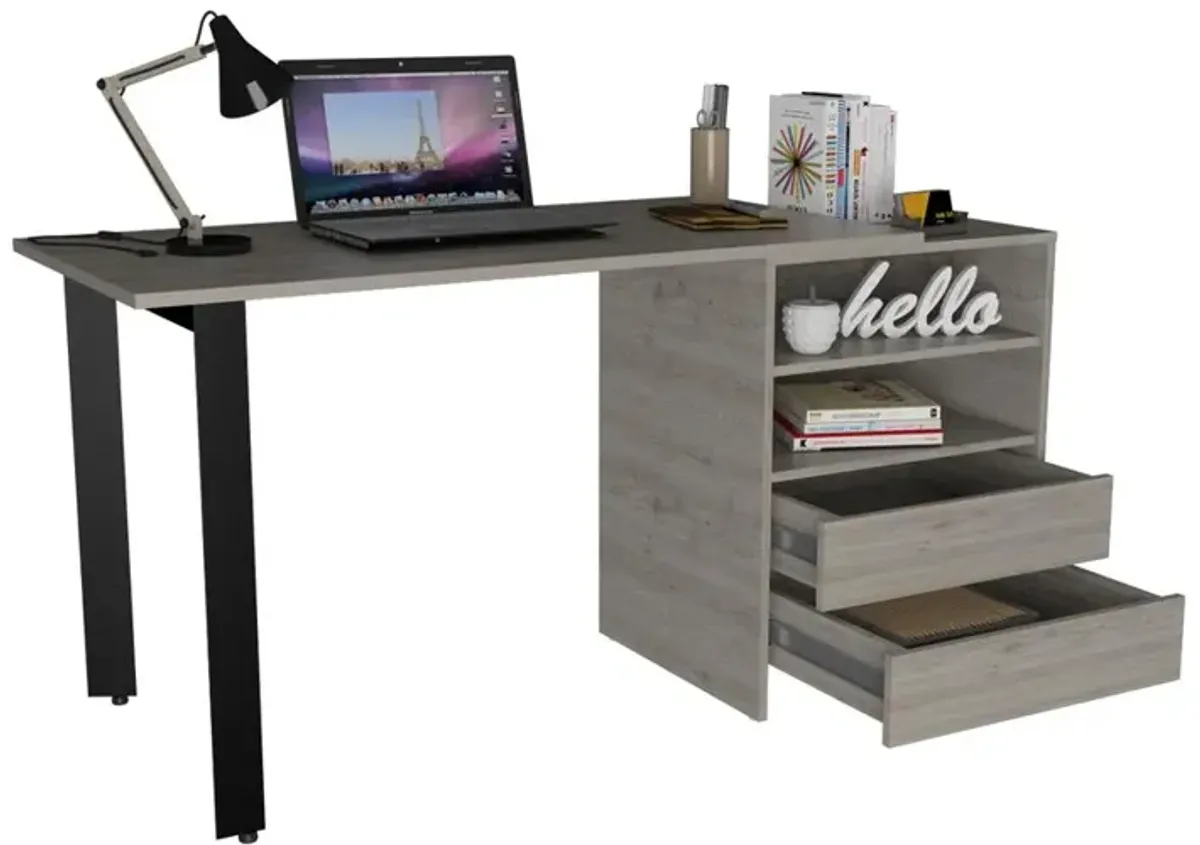 Austral 120 Desk - Light Grey