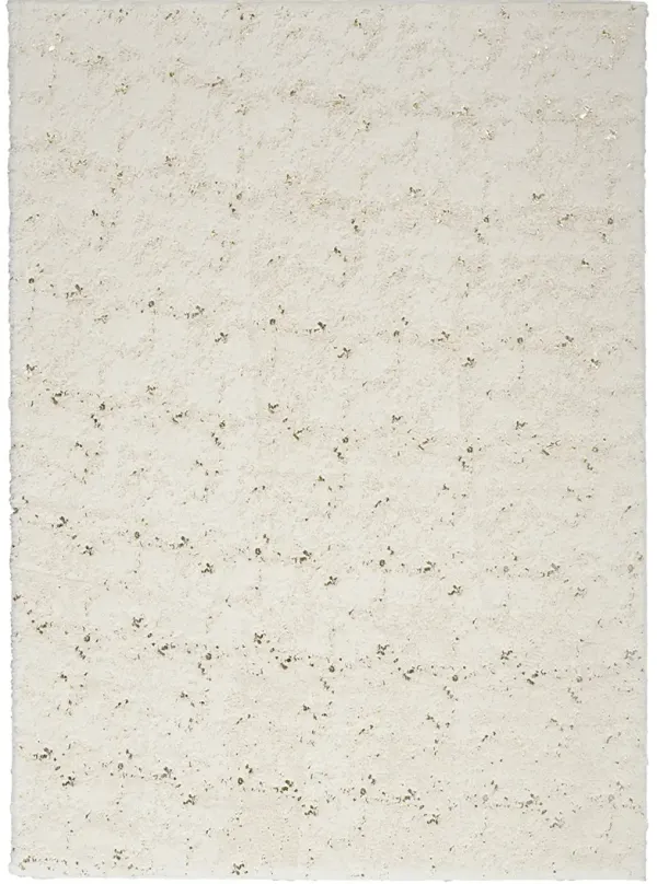 Cozy Shimmer CSH01 Ivory/Gold 7'9" x 9'9" Rug
