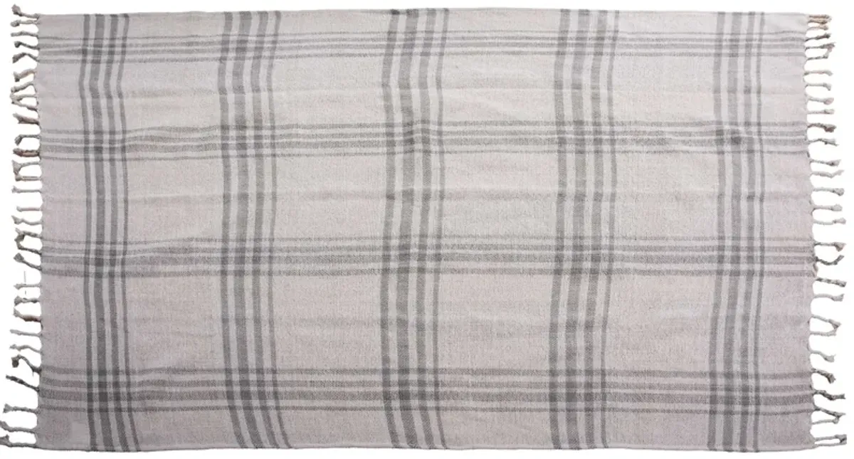 Gray 50" x 60" Throw Blanket