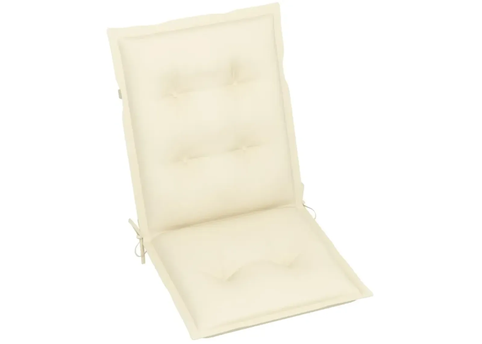 vidaXL Garden Chair Cushions 2 pcs Cream 39.4"x19.7"x2.8"