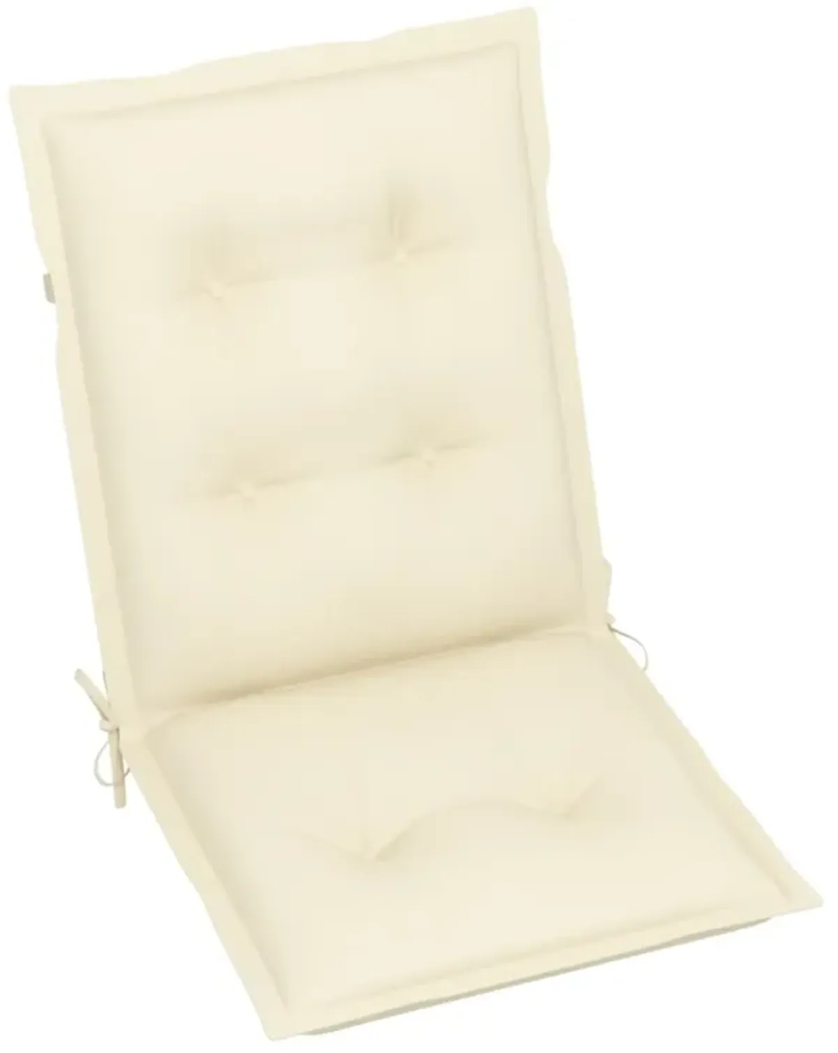 vidaXL Garden Chair Cushions 2 pcs Cream 39.4"x19.7"x2.8"