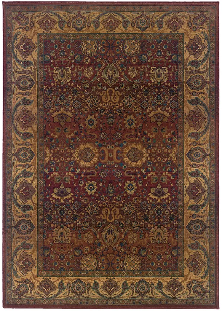 Kharma 2'3" x 4'5" Red Rug