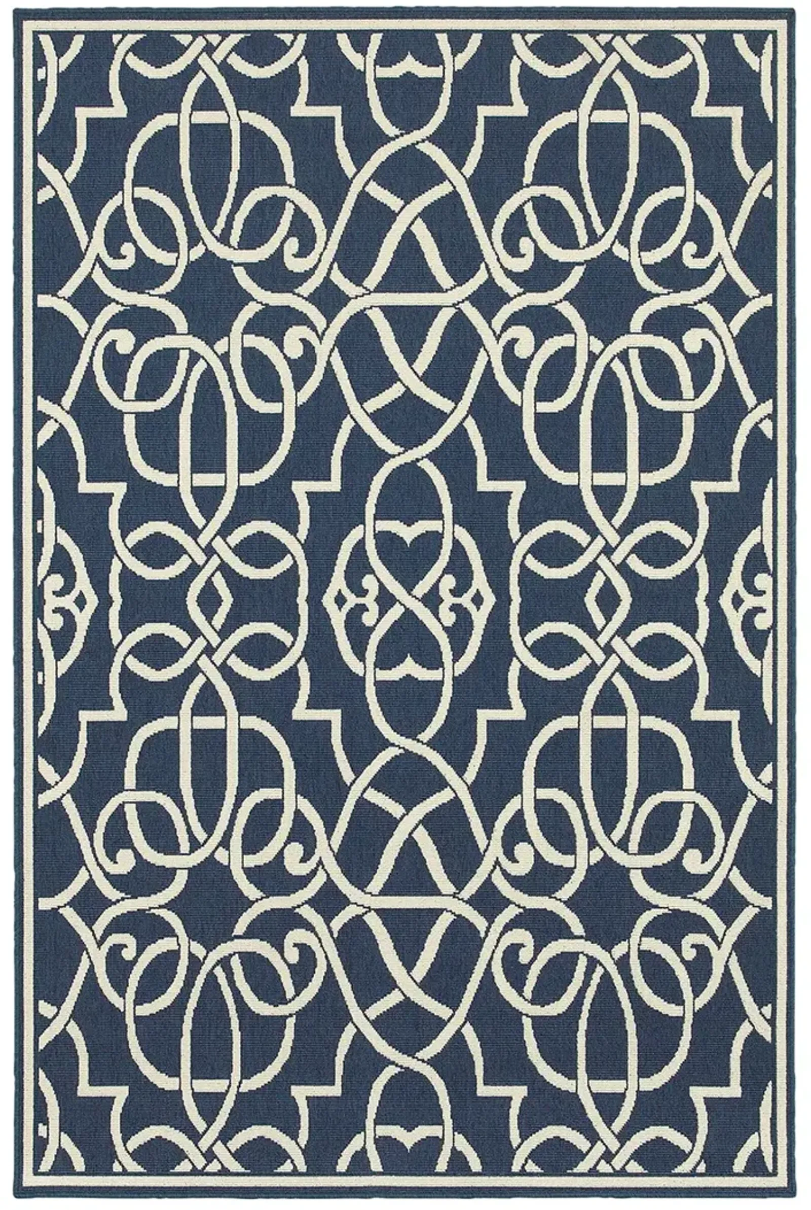 Meridian 8'6" x 13' Navy Rug