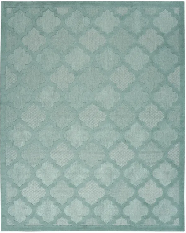 Easy Care NES01 Aqua/Teal 8' x 10' Rug