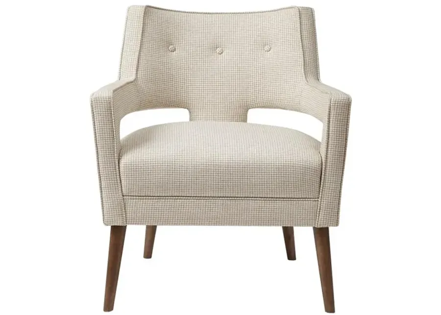 Belen Kox Chic Cream Upholstered Accent Chair, Belen Kox