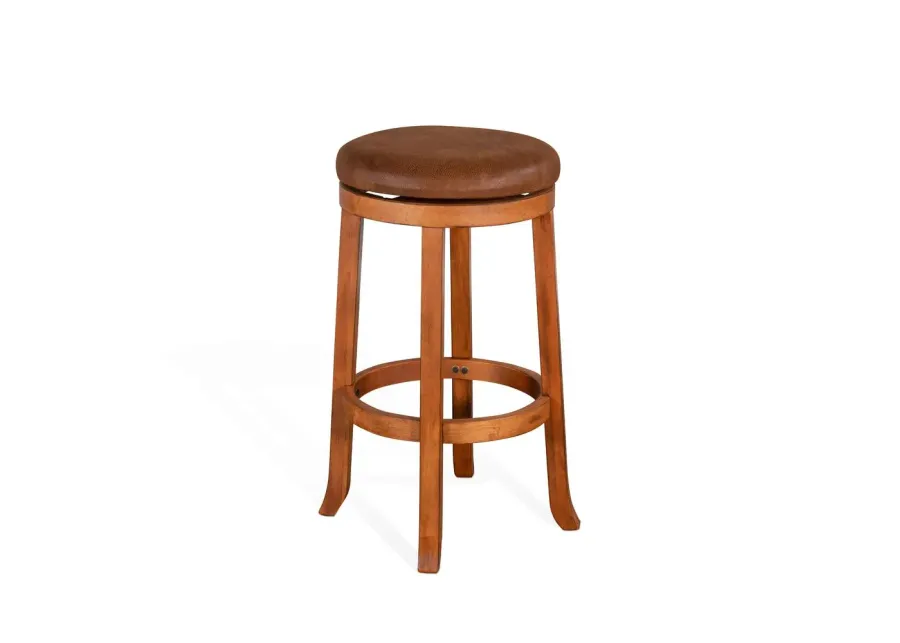 Sunny Designs Bar Swivel Stool, Cushion Seat