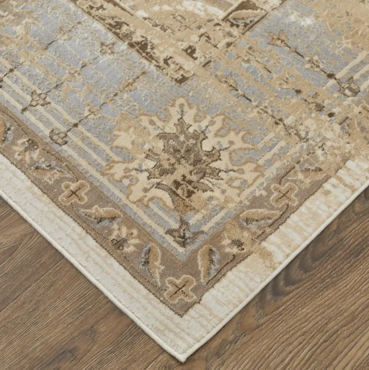 Celene 39KWF Tan/Brown/Gray 2'6" x 8' Rug