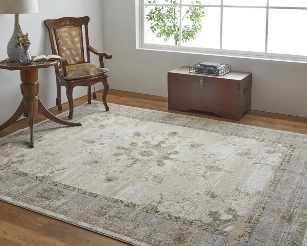 Celene 39KWF Tan/Brown/Gray 2'6" x 8' Rug