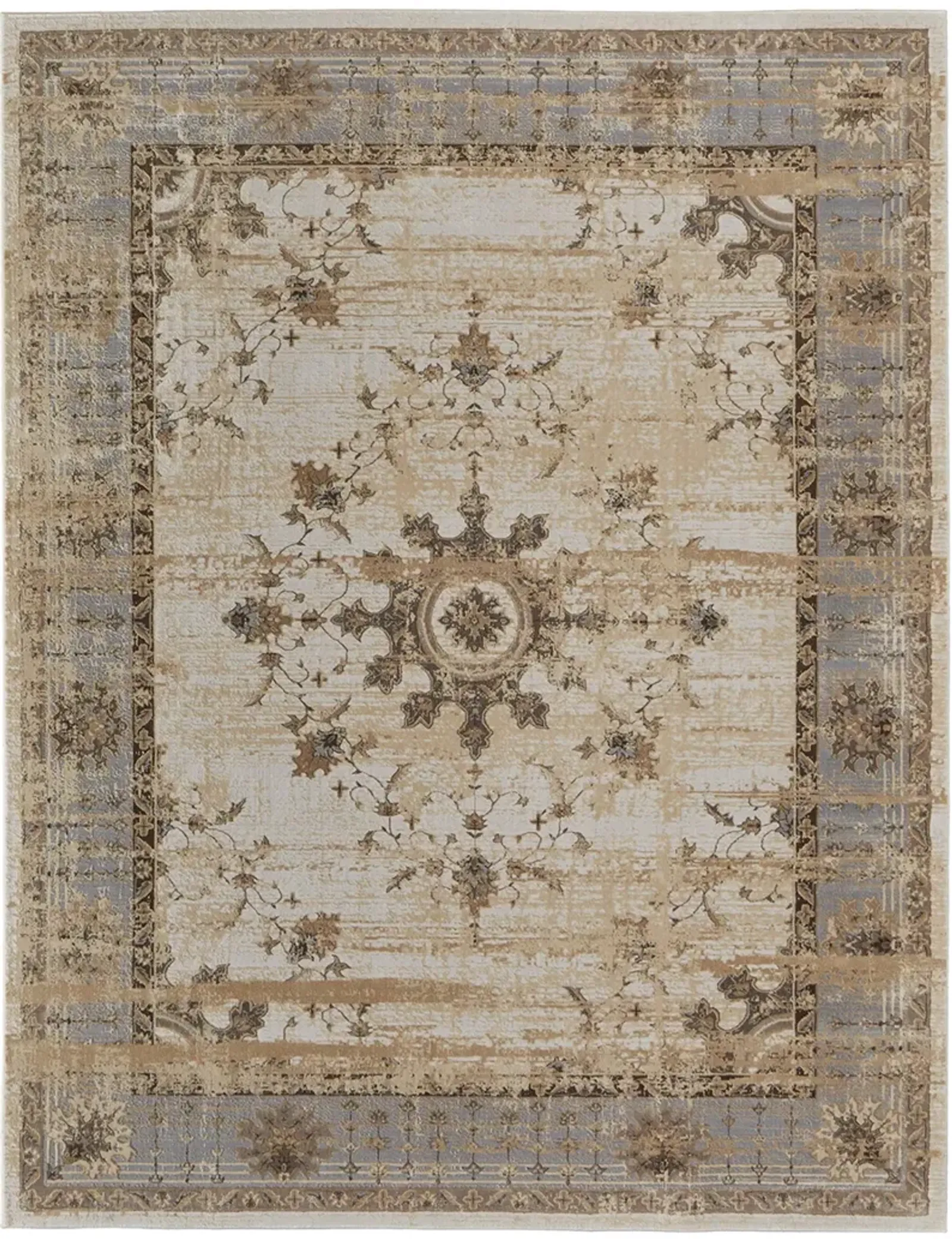 Celene 39KWF Tan/Brown/Gray 2'6" x 8' Rug