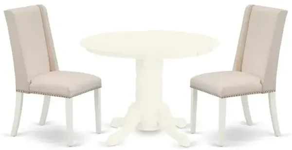 Dining Room Set Linen White