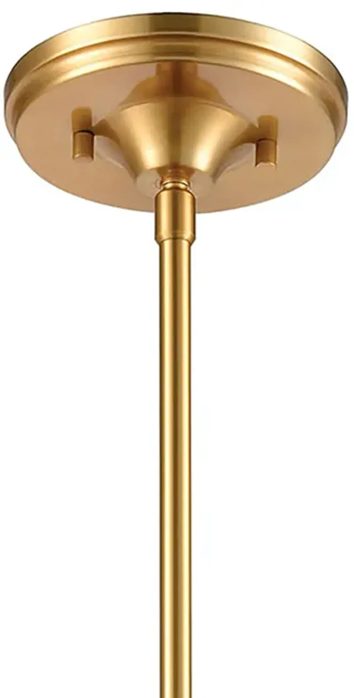 Manhattan Boutique 9'' Gold Wide 1-Light Mini Pendant