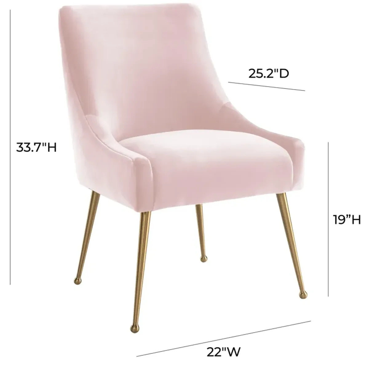 Beatrix Velvet Side Chair