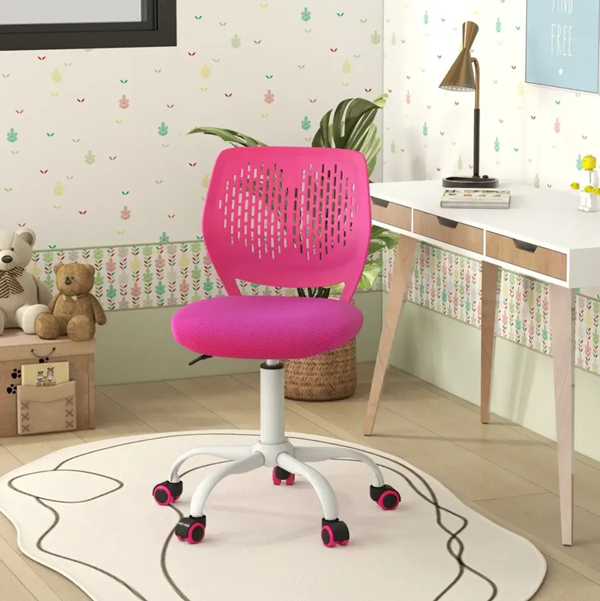 Ergonomic Children Study Chair with Adjustable Height