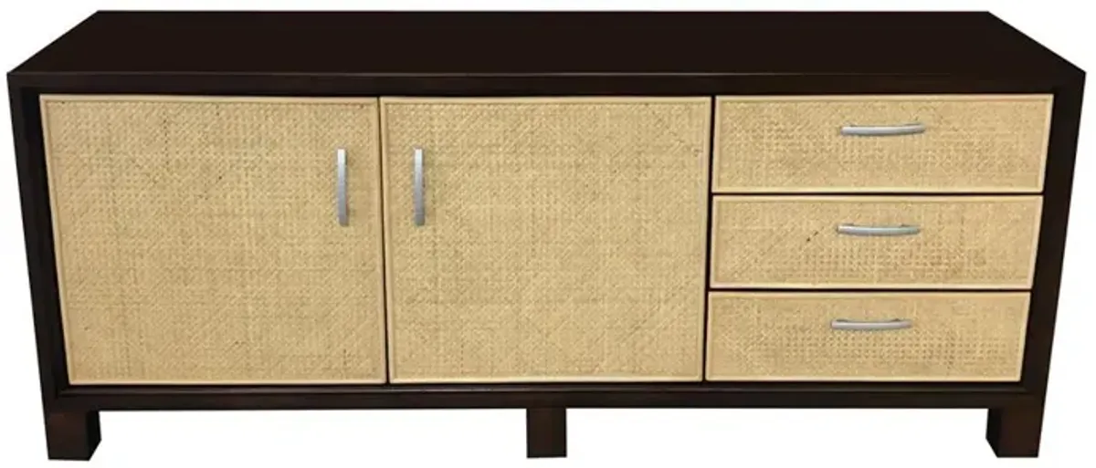 Elegant Cane Cabinet