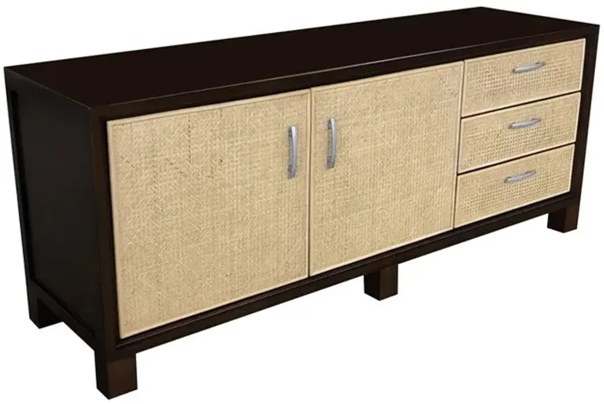 Elegant Cane Cabinet