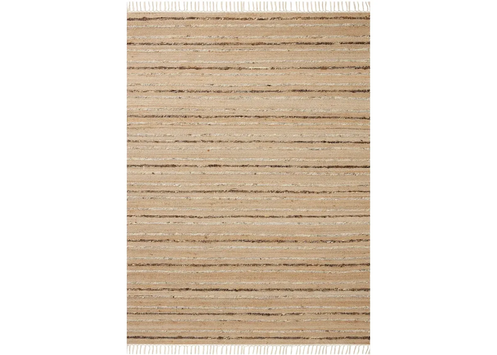 Nico Natural/Bark 3'6" x 5'6" Accent Rug by Magnolia Home by Joanna Gaines x Loloi