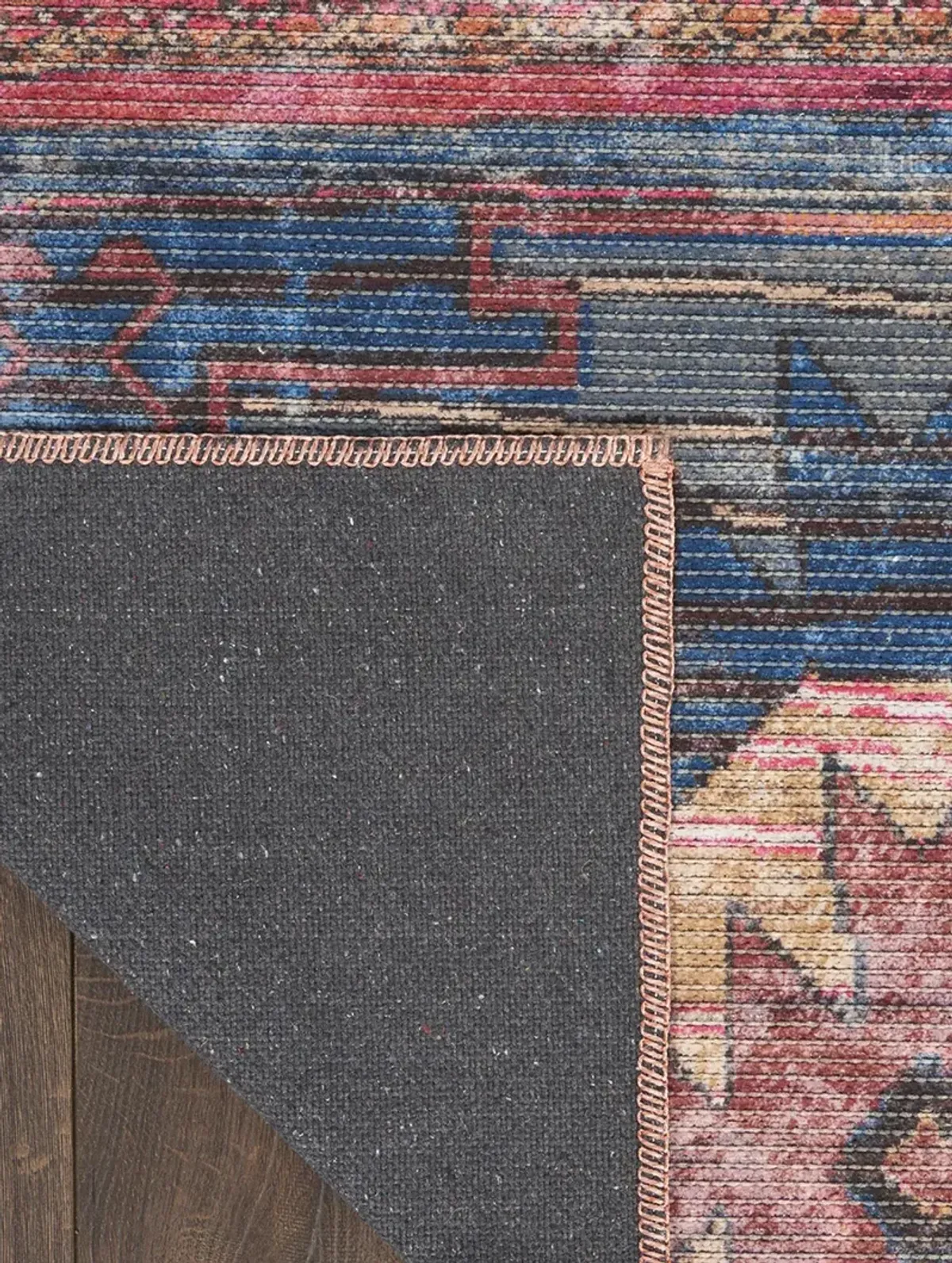 Machine Washable Series 1 SR106 Multicolor 2'2" x 12' Rug