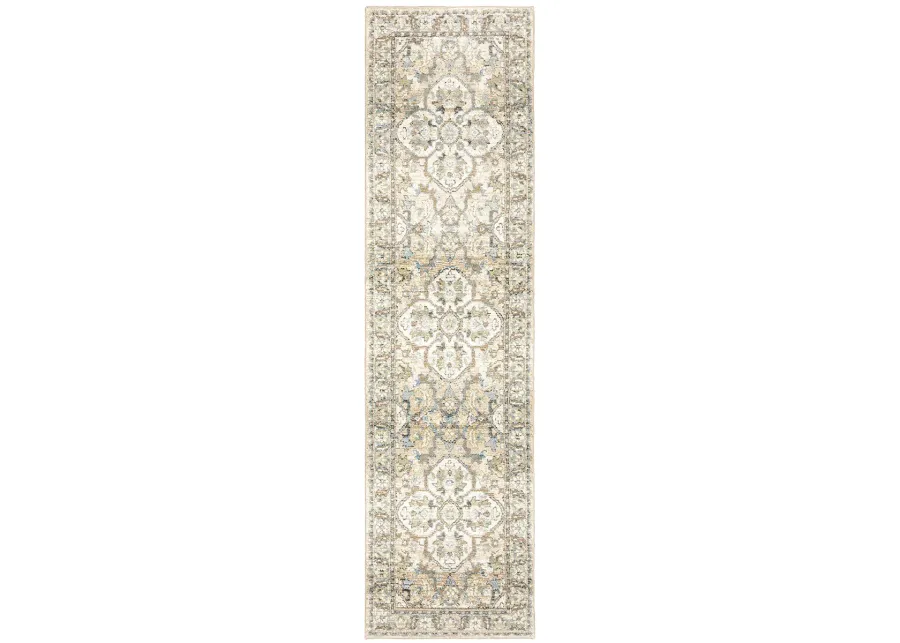 Andorra 2'3" x 8' Beige Rug