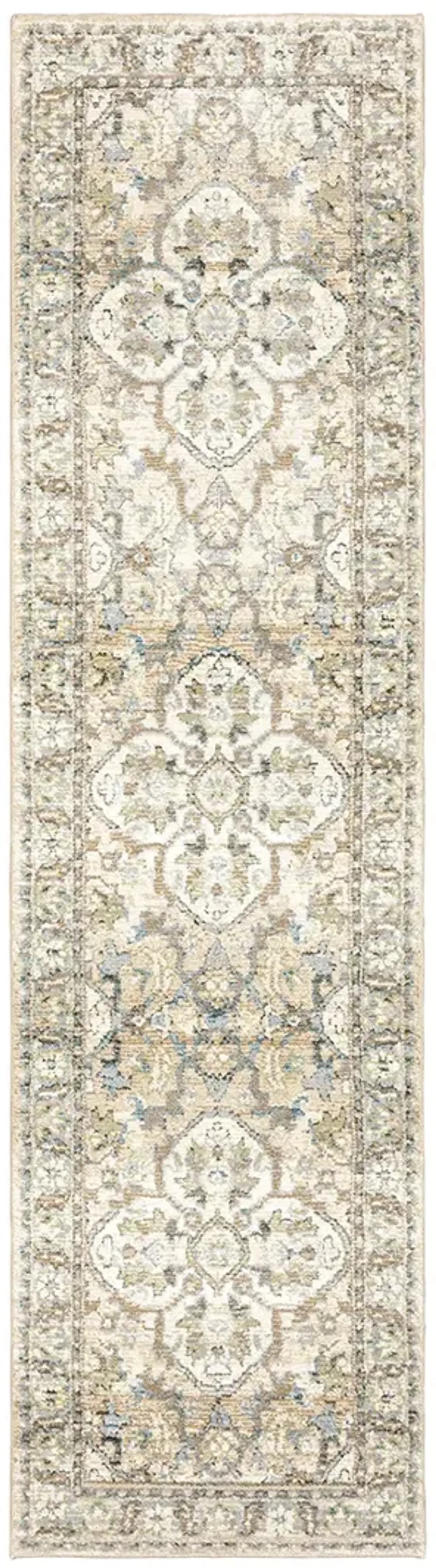 Andorra 2'3" x 8' Beige Rug