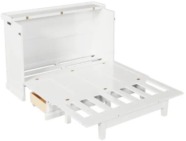 Merax Murphy Bed with Charging Station