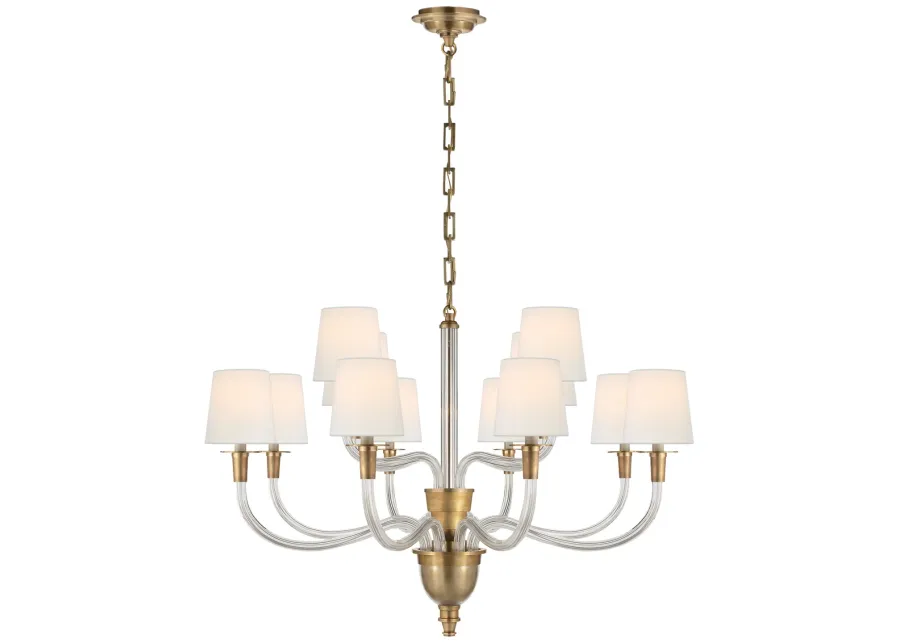 Vivian Lrg 2-Tier Chandelier