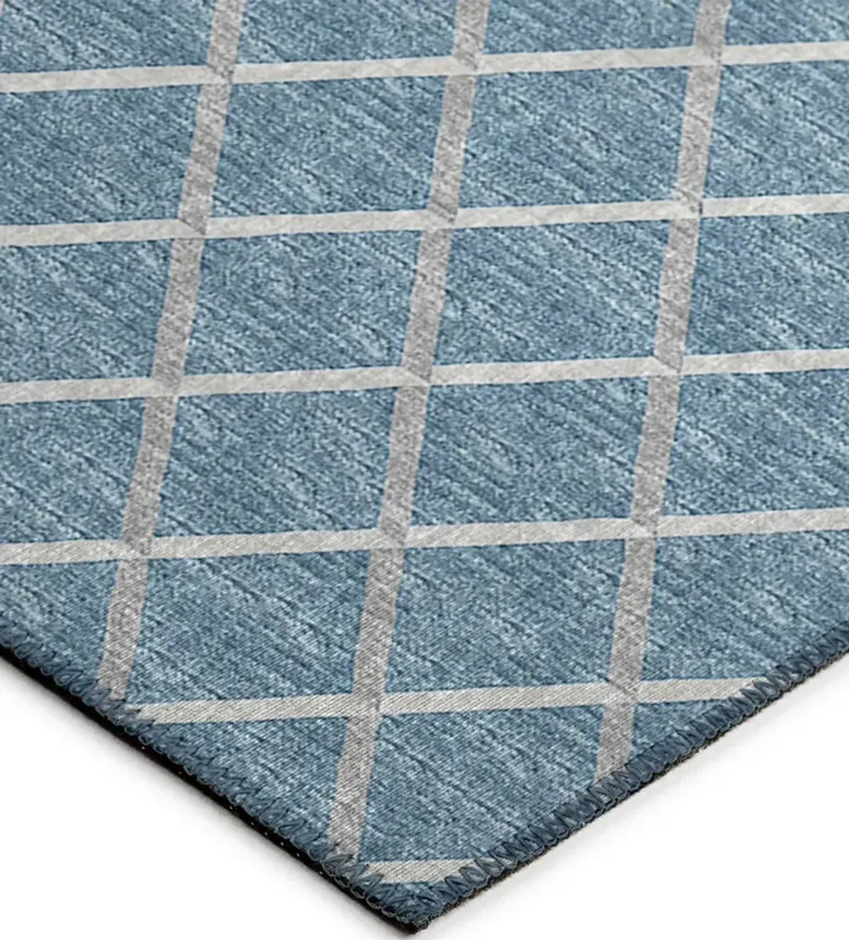 York YO1 Sky Blue 3' x 5' Rug