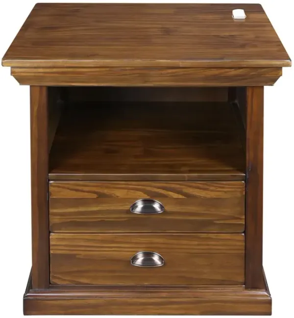 Casual Home Lincoln Nightstand With Concealed Compartment, Concealment Furniture
