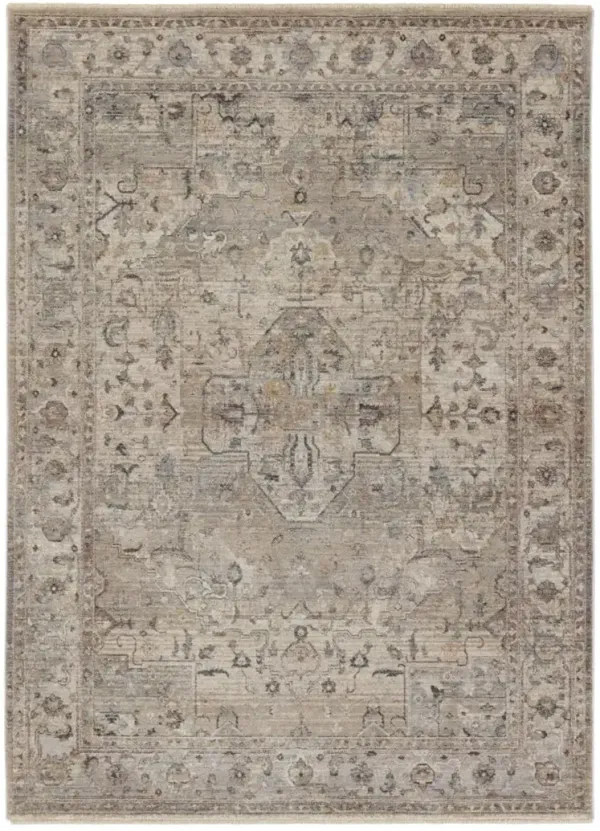 Terra Starling Tan/Taupe 3' x 12' Runner Rug