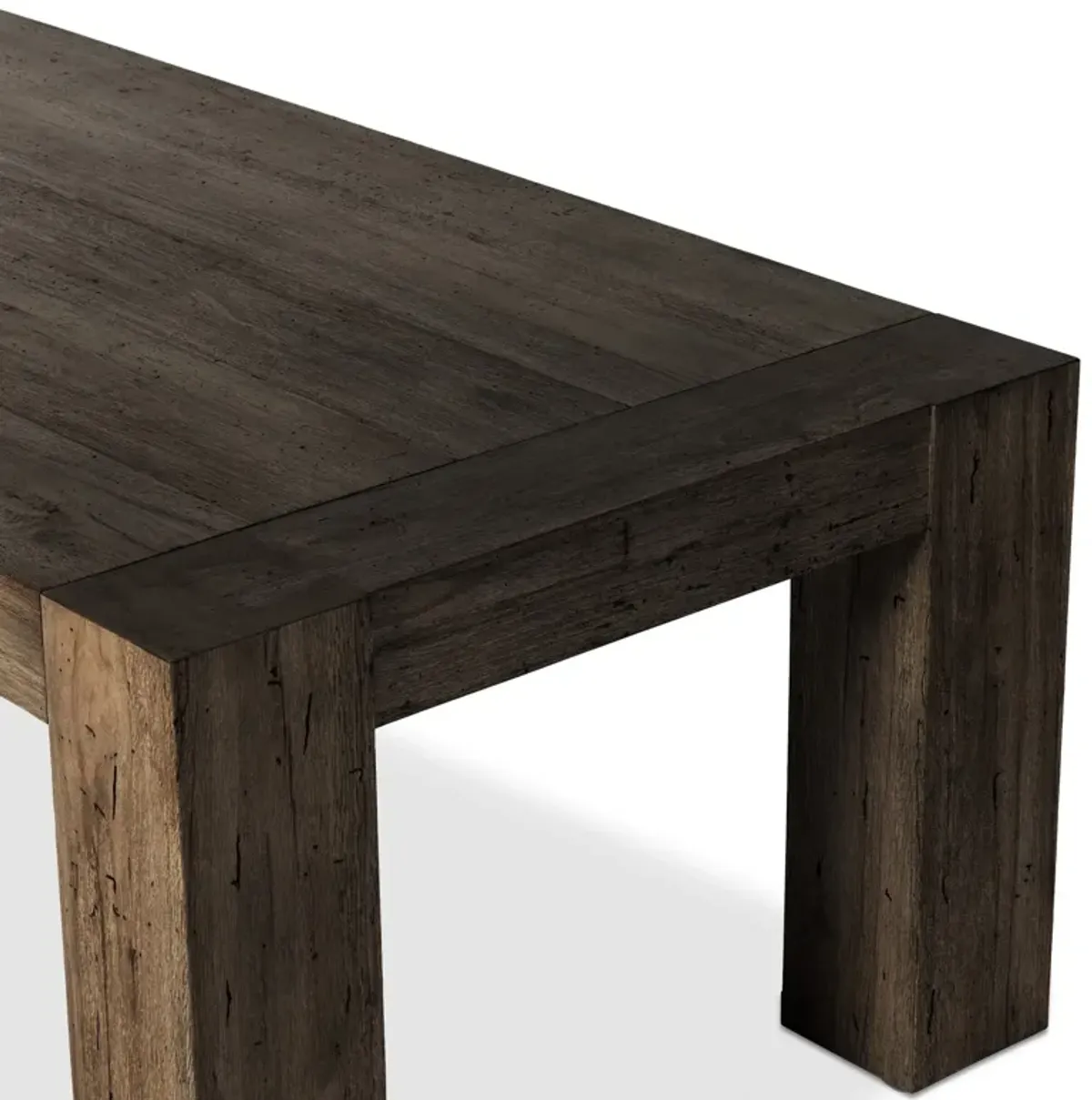 Abaso Dining Table in Dark Brown