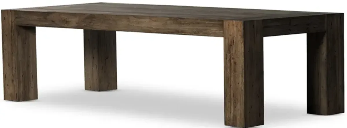 Abaso Dining Table in Dark Brown