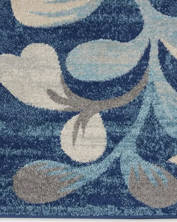 Tranquil TRA03 Navy 8' x 10' Rug