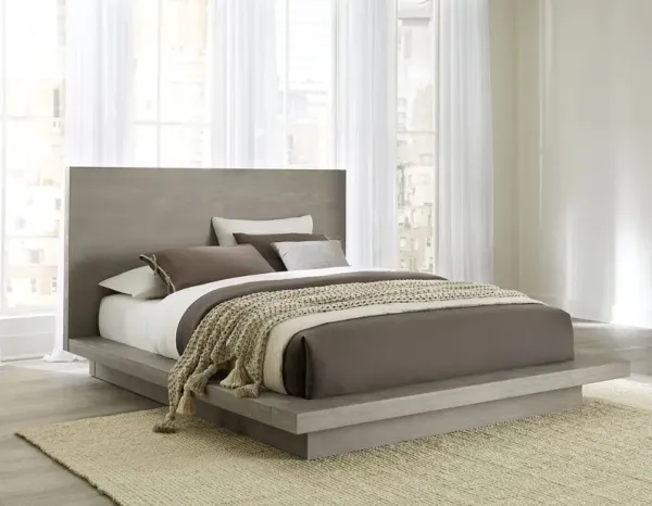 Melbourne Full-Size Panel Bed in Mineral