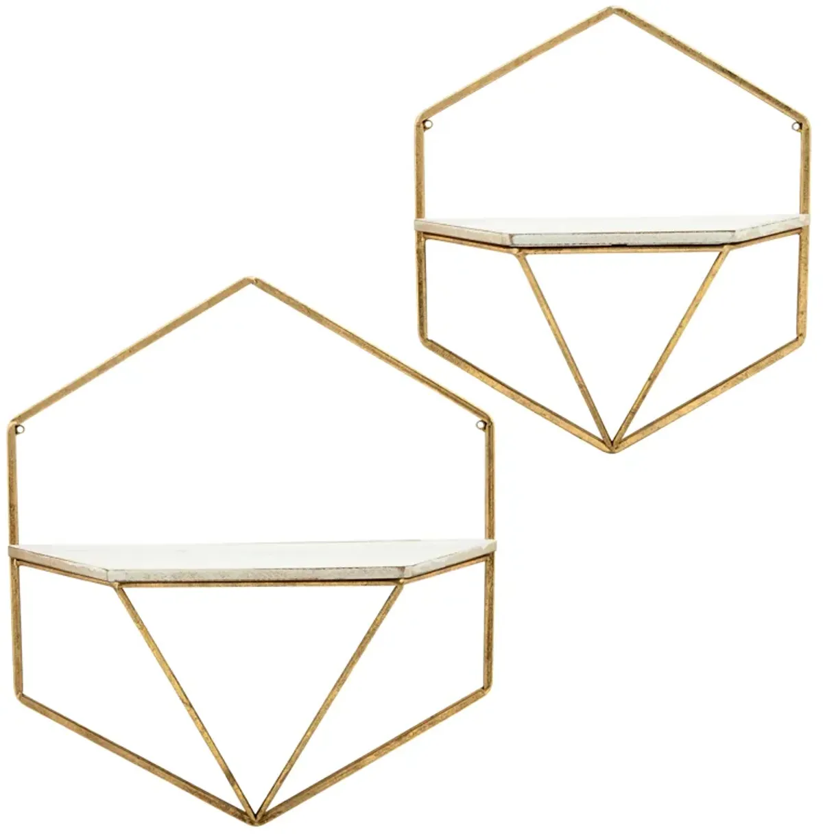 Hex Wall Shelves Set