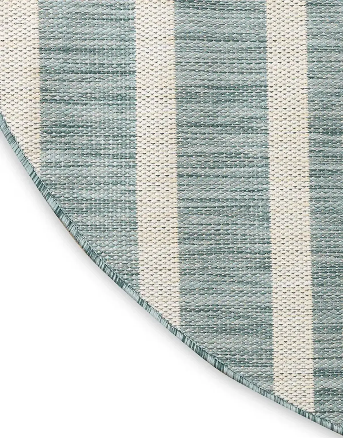 Positano POS03 Aqua/Ivory 6' x Round Rug