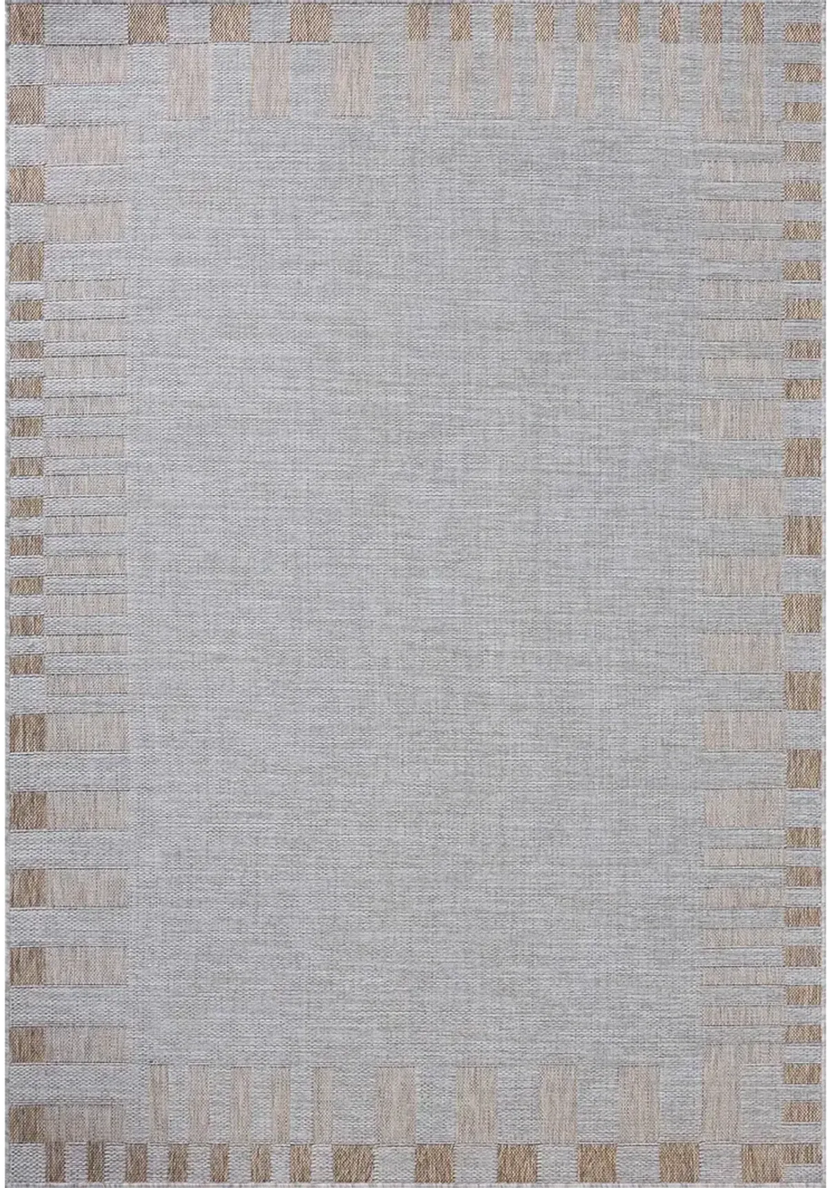 Topanga Silver/Natural 6'7" x 9'4" Area Rug by Amber Lewis x Loloi