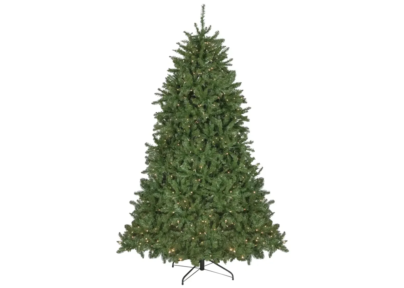 7.5' Pre-Lit Rockwood Pine Artificial Christmas Tree  Clear LED Lights