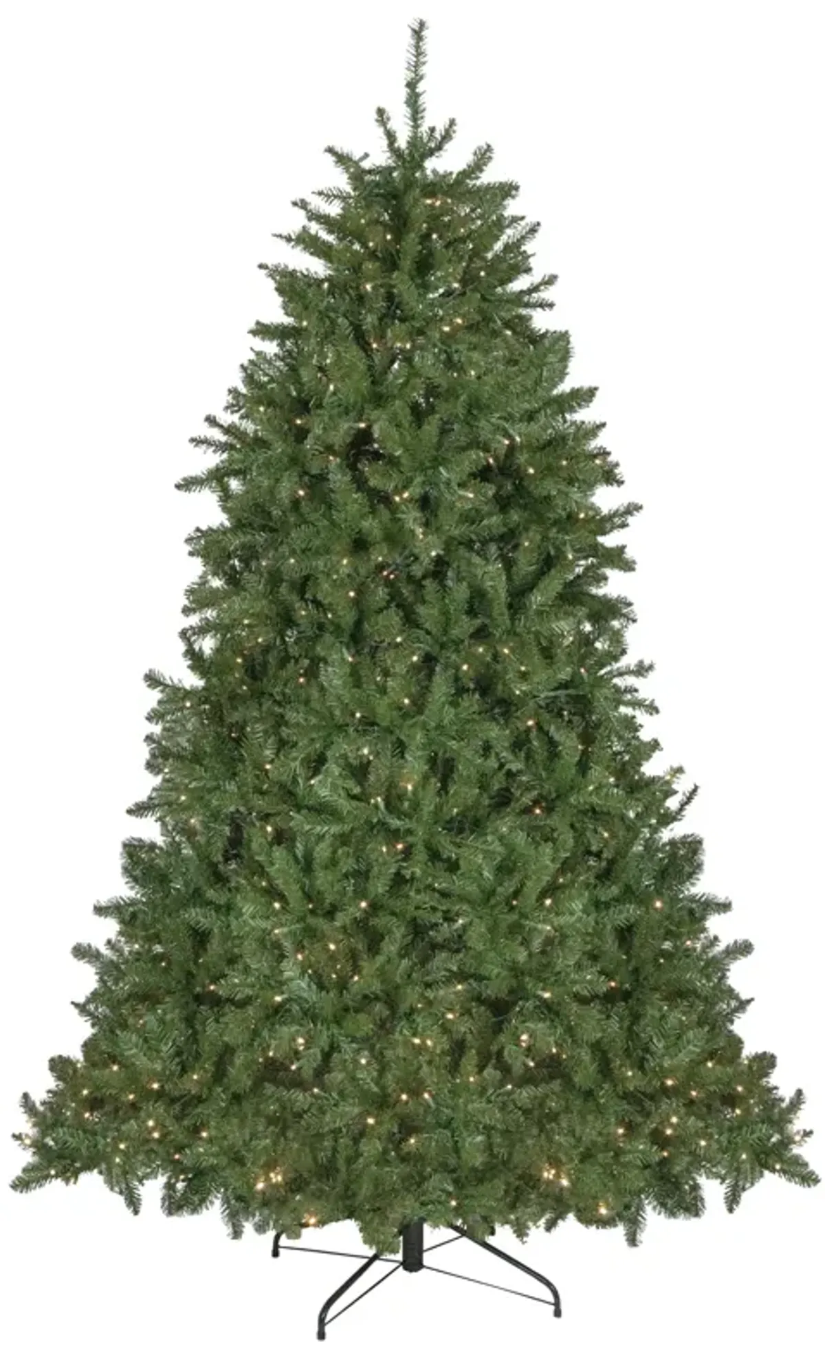 7.5' Pre-Lit Rockwood Pine Artificial Christmas Tree  Clear LED Lights