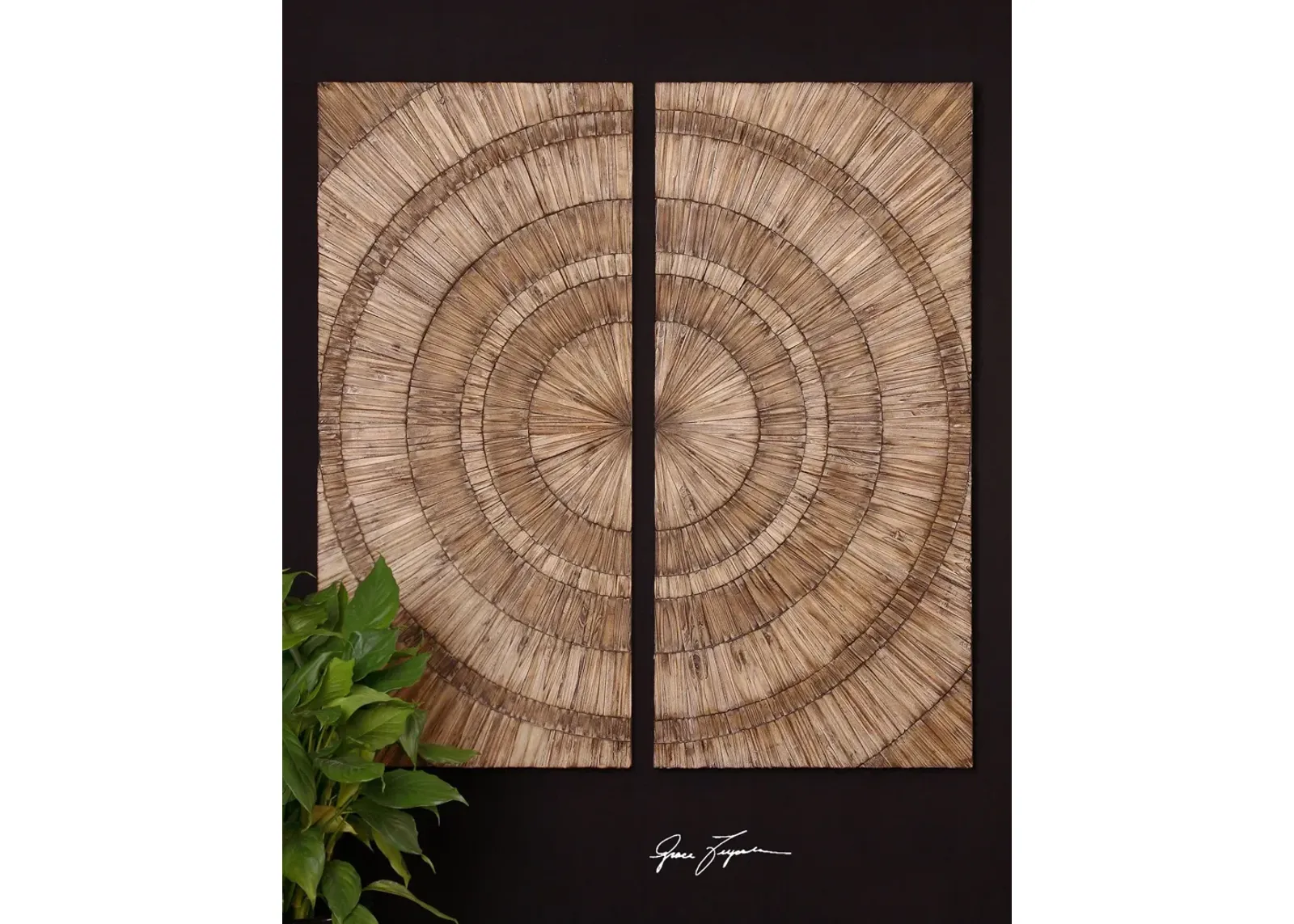 Uttermost Lanciano Wood Wall Art