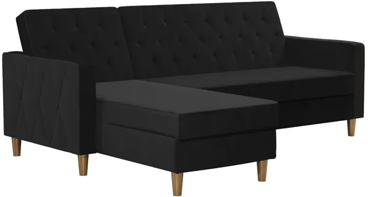 Liberty Reversible Sectional/Futon with Storage