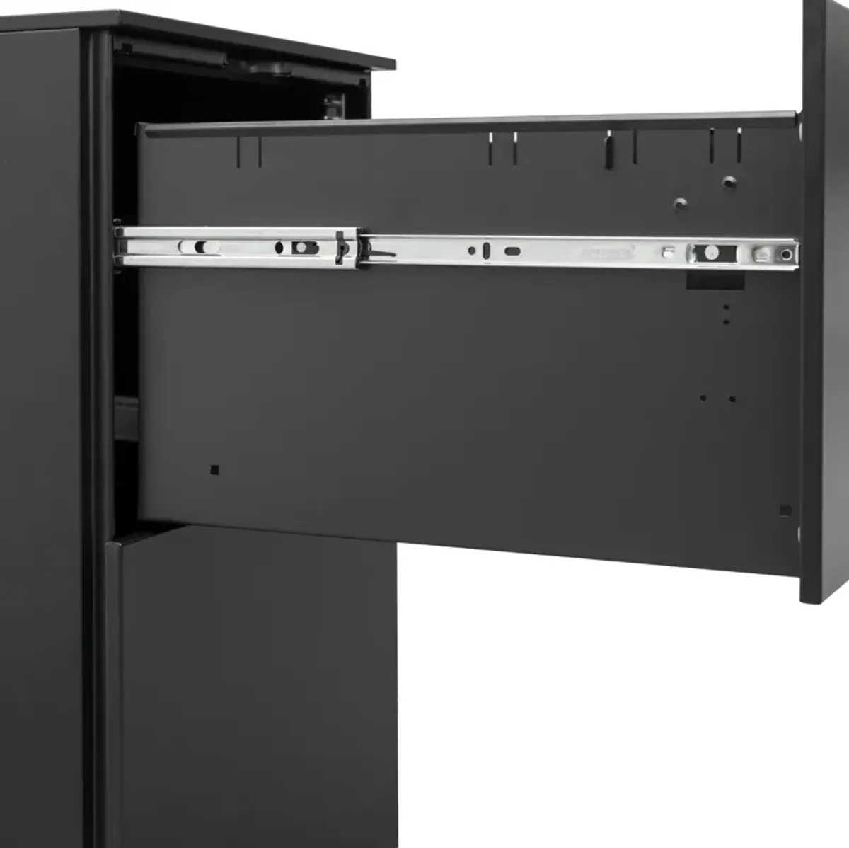 Steel Mobile File Cabinet with Lock & Anti-tilt Wheels