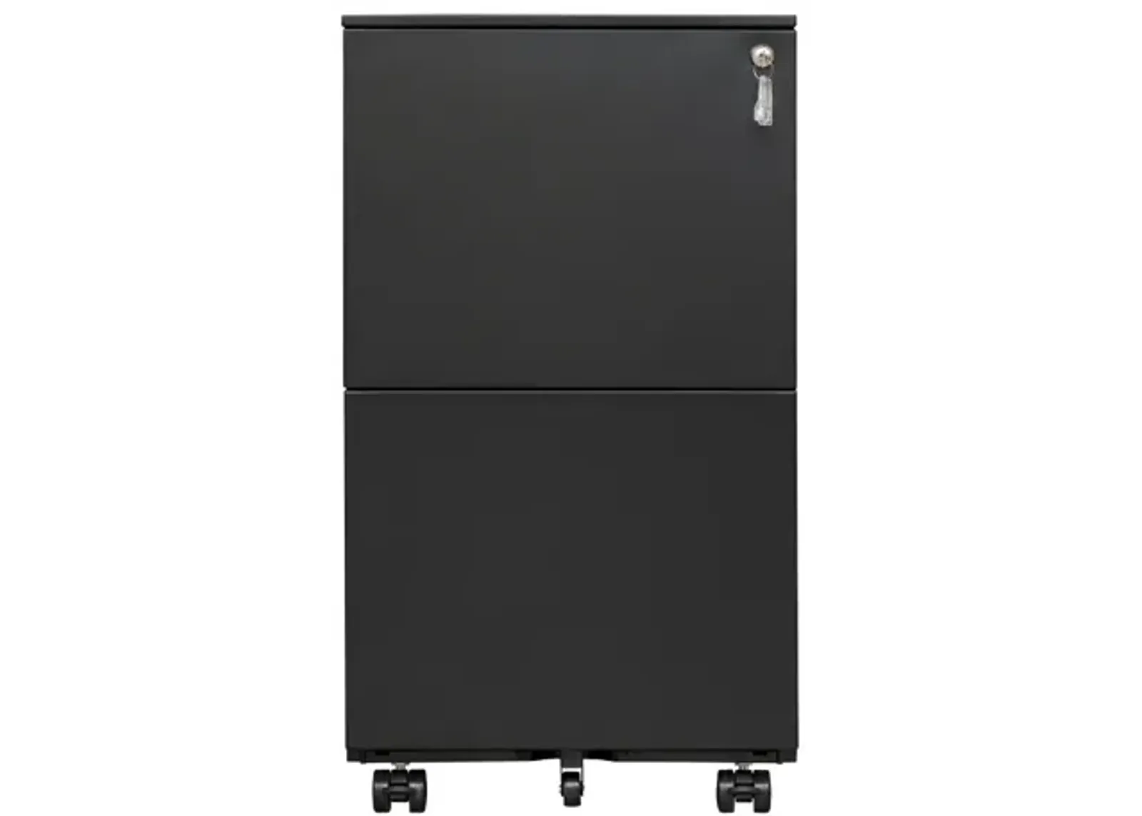 Steel Mobile File Cabinet with Lock & Anti-tilt Wheels