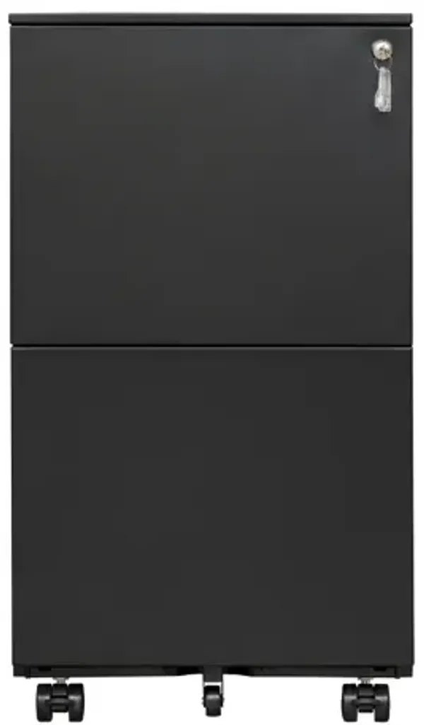 Streamdale Steel Mobile File Cabinet with Lock & Anti-tilt Wheels