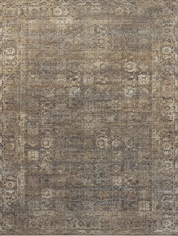 Heritage HER-07 Mocha / Denim 15''0" x 15''0" Square Rug by Patent Pending