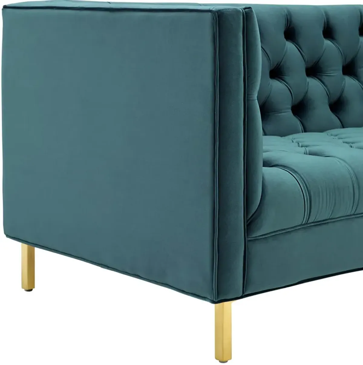 Delight Tufted Button Performance Velvet Sofa