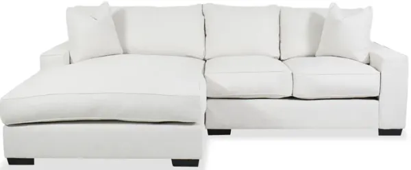 Troy Ivory Sofa Chaise